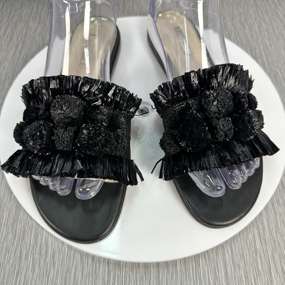 Louise et Cie Women's Sandals Size 9M US‎ Flats With Black Fringe